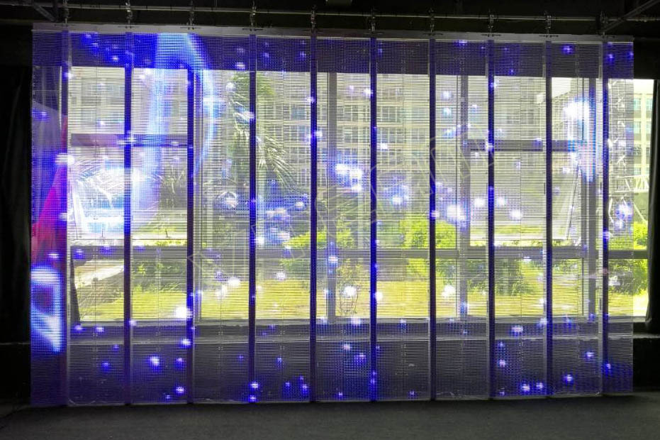 ����ķ���ͨ��LED��ʾ��������Чչʾ